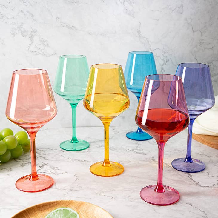 Unbreakable Colored Wine Glass – Megan Molten