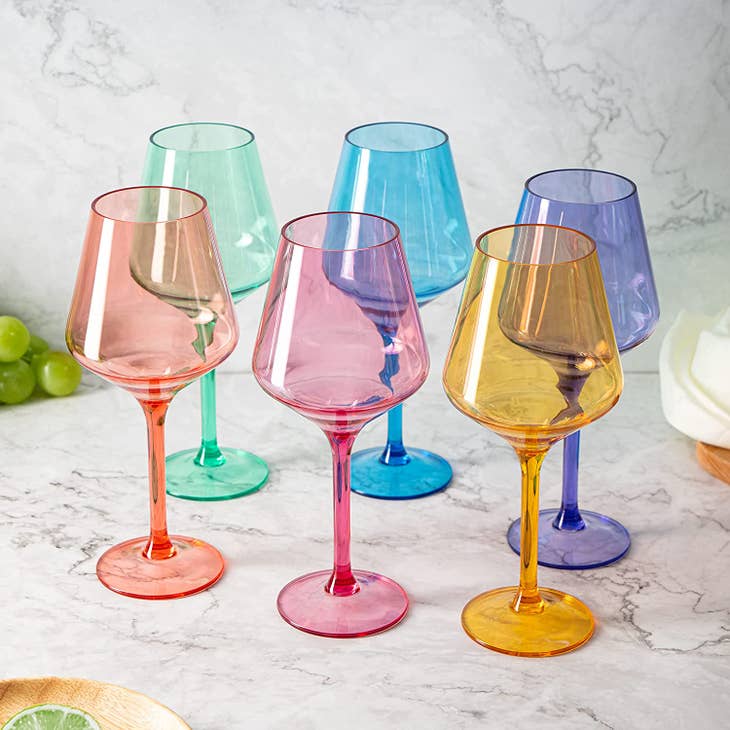 Unbreakable Colored Wine Glass – Megan Molten