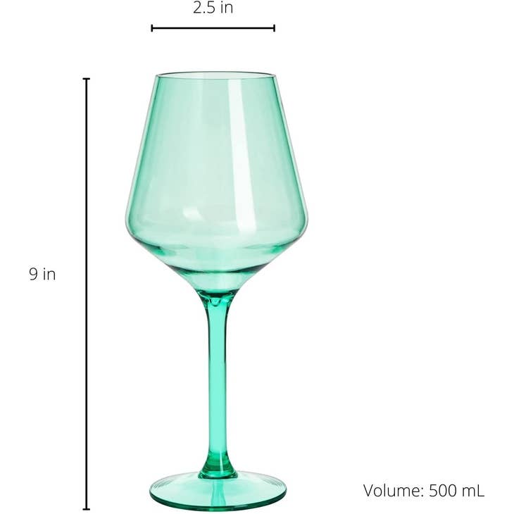 Unbreakable Colored Wine Glass – Megan Molten