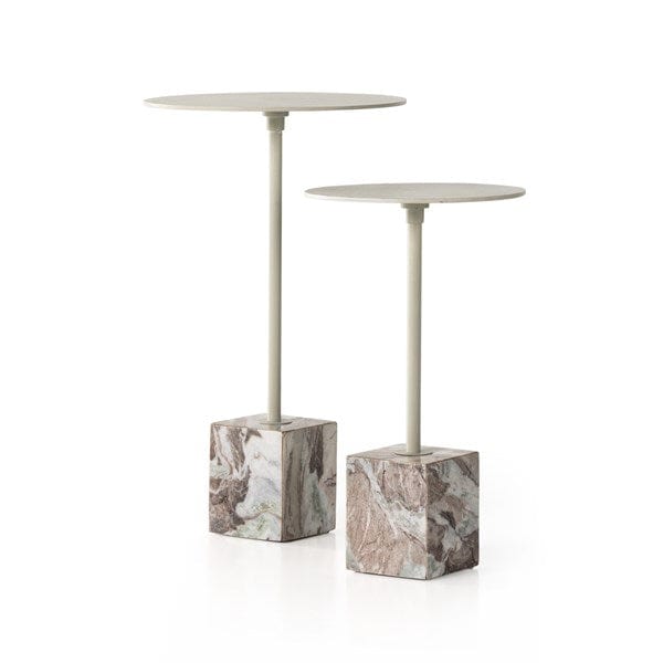 Four Hands Prague Concrete Tables- Set of 2 Accent Tables 224854-004