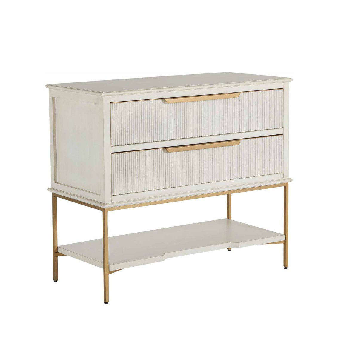 Gabby Distressed Antique White Riggs Nightstand Nightstands SCH-165070