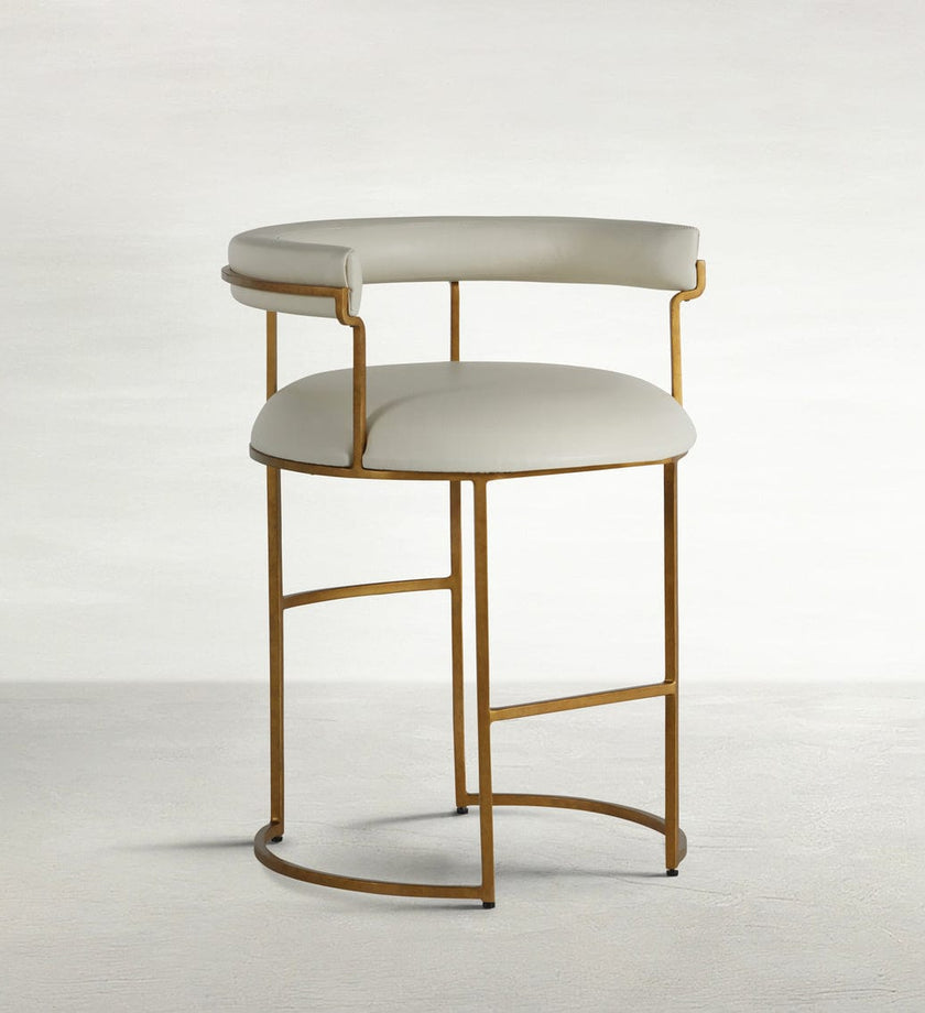 Mack Counter Height Stool - White - secondary