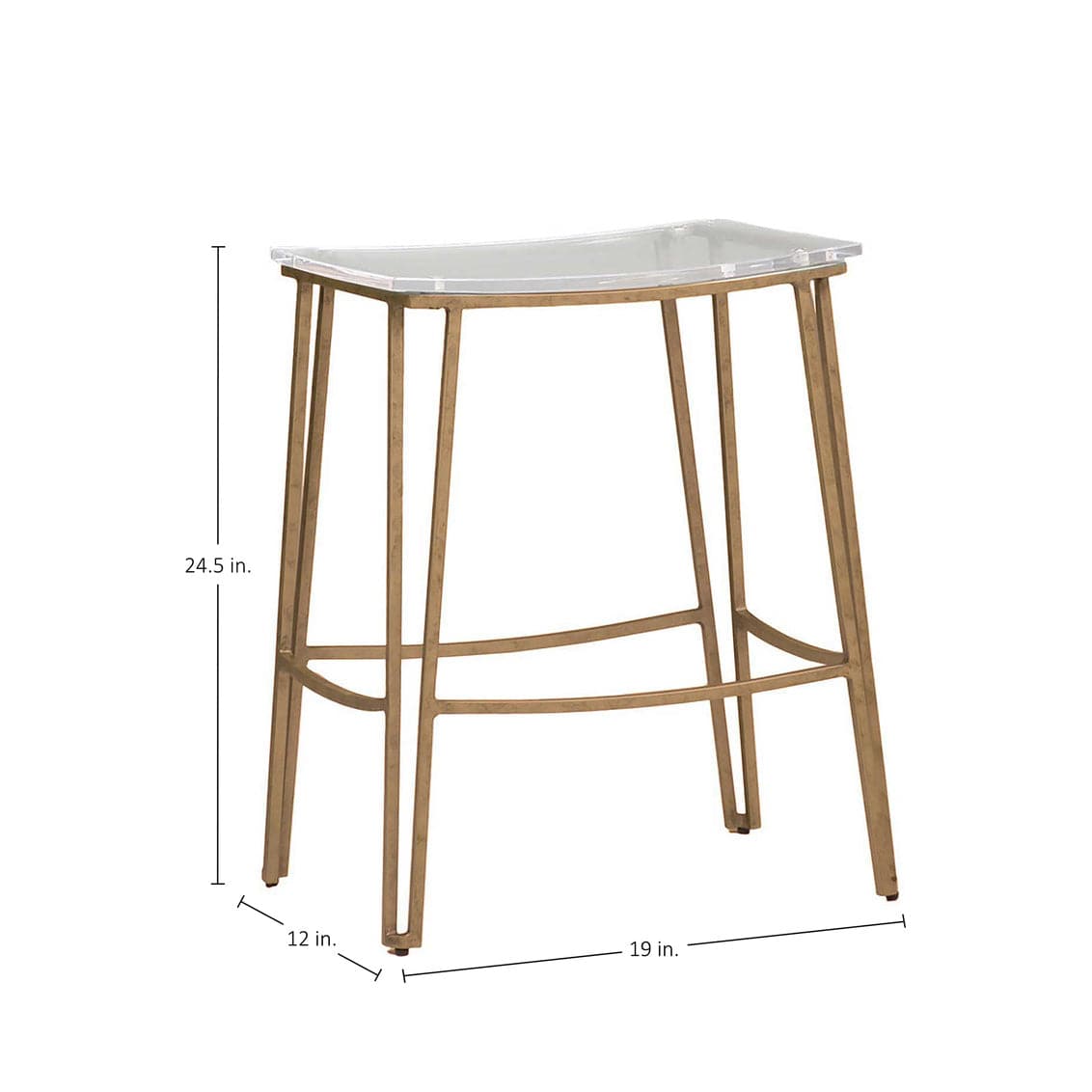 Gabby Pierce Counter Height Stool - Gold Counter Stools SCH-155410