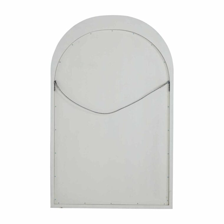 Gabby Swell Carved Wood Mirror White Mirrors SCH-169135Swell