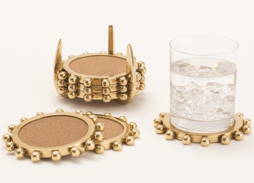 Brass Starburst Coasters - secondary