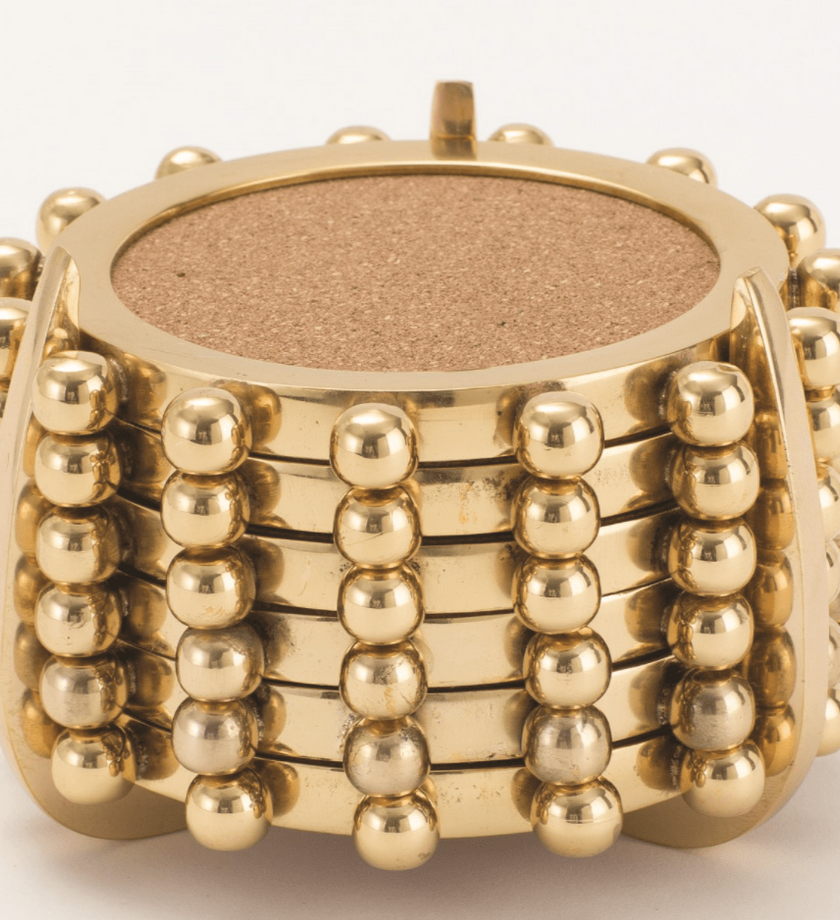 Brass Starburst Coasters