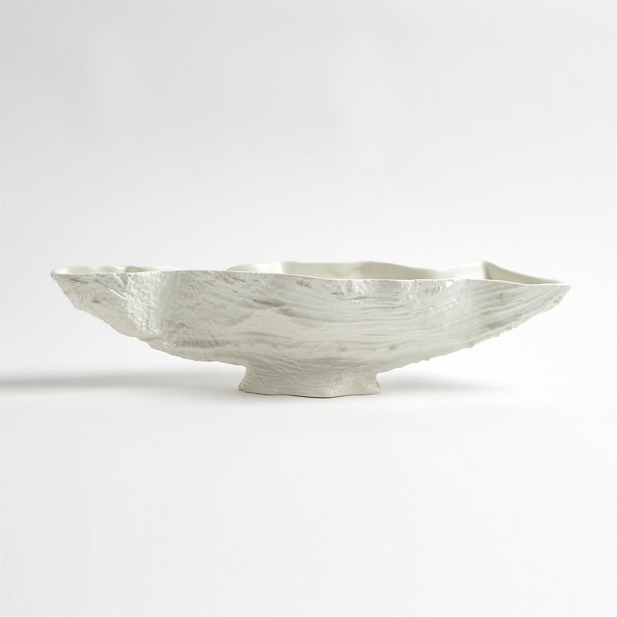 Global Views Matt White Serpentine Lime Bowl Decorative Bowls JG7.10006