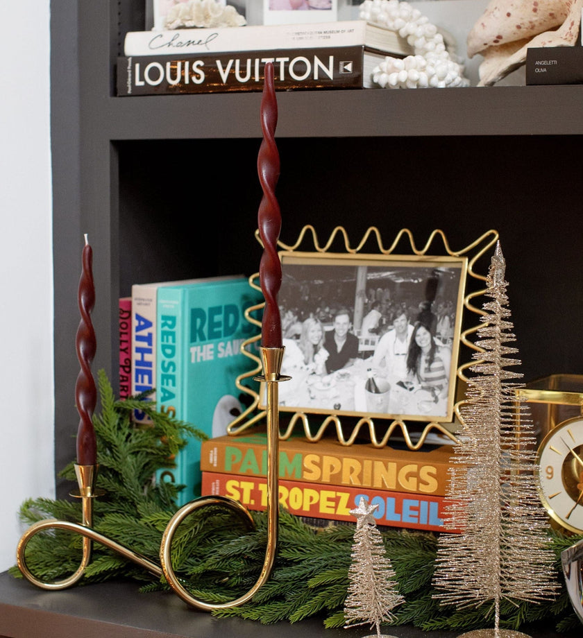 Lumière Twist Formal Candles - Burgundy - secondary