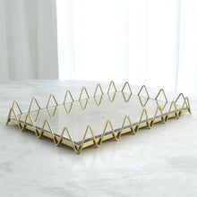 Global Views Ric Rac Gold Tray Decorative Trays ASH9.90027