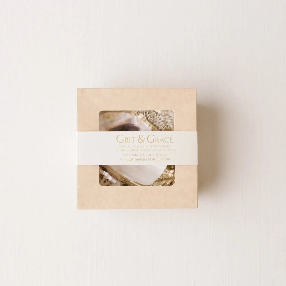 Grit and Grace Oyster Jewelry Dish Jewelry Dish