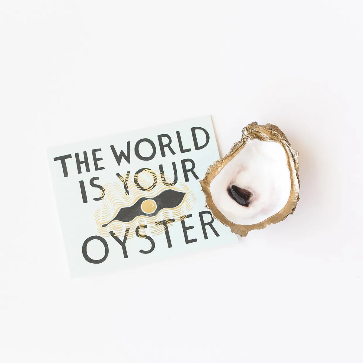 Grit and Grace Oyster Jewelry Dish Jewelry Dish