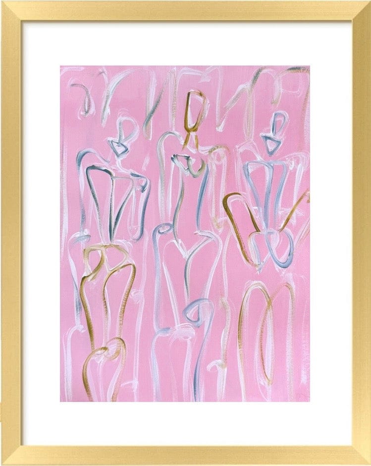 Haley Mathewes Blair Figure Study Artwork PinkPalmI