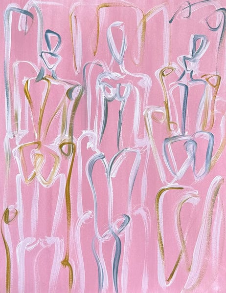 Haley Mathewes Blair Figure Study Artwork PinkPalmI