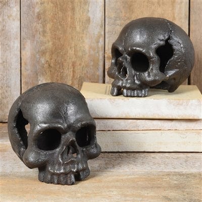 HomArt Cast Iron Jawless Skull Seasonal 1796-0