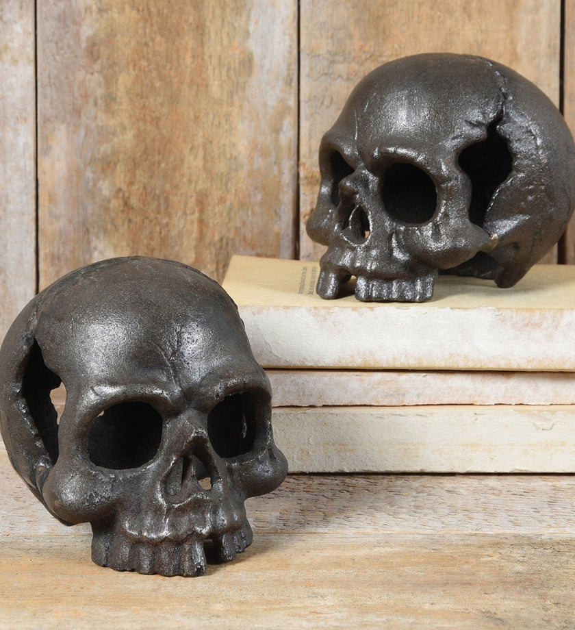 Cast Iron Jawless Skull - secondary