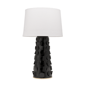 Hudson Valley Black Lustro/Gold Leaf Naomi Table Lamp Table Lamps