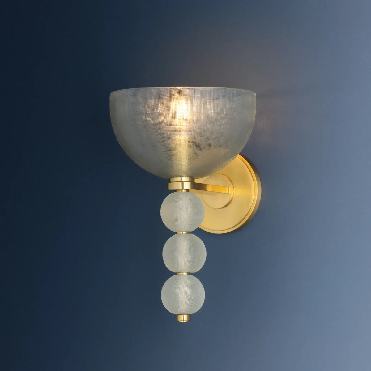 Hudson Valley Bloomvale Wall Sconce Sconces 2331-AGB