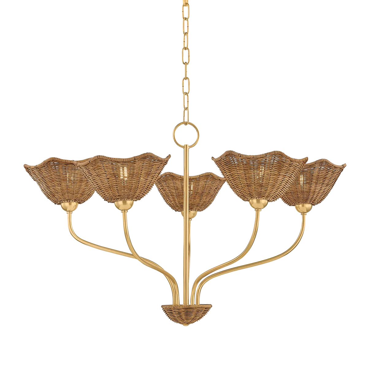 Hudson Valley Large Kehlani Chandelier Chandeliers H1101805-AGB