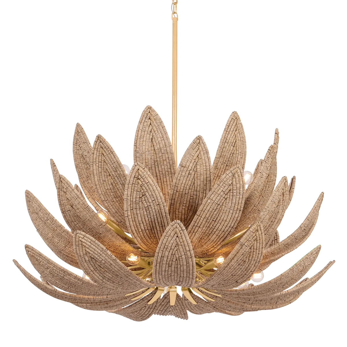 Hudson Valley Large Varanasi Chandelier Chandeliers 539-42-VGL