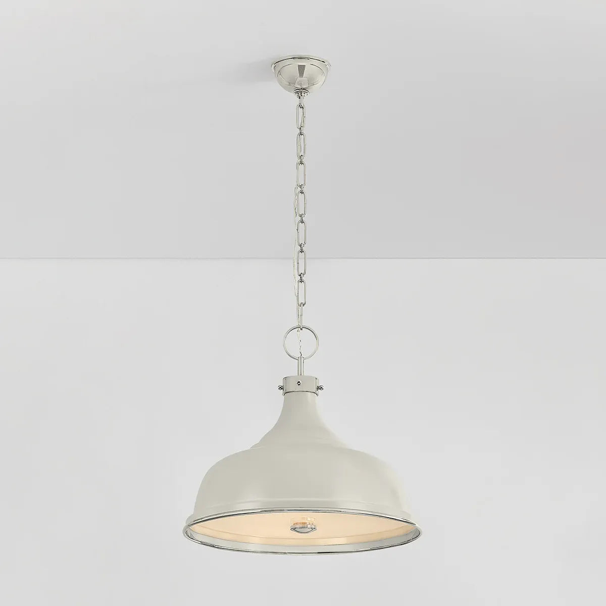 Hudson Valley Painted No. 1 Pendant - Off White Pendant