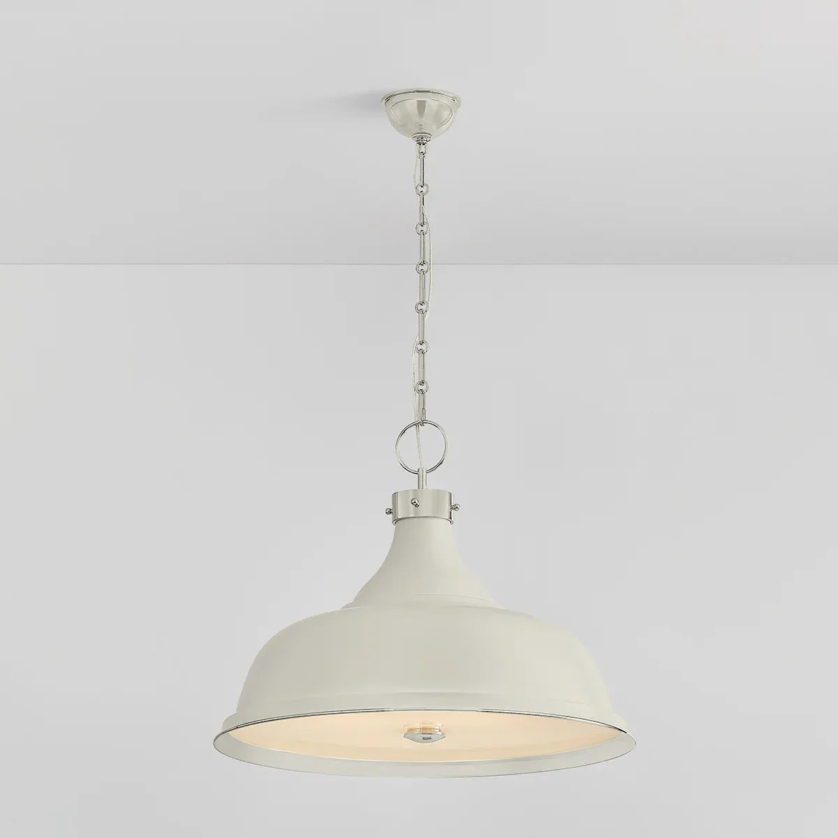 Hudson Valley Painted No. 1 Pendant - Off White Pendant