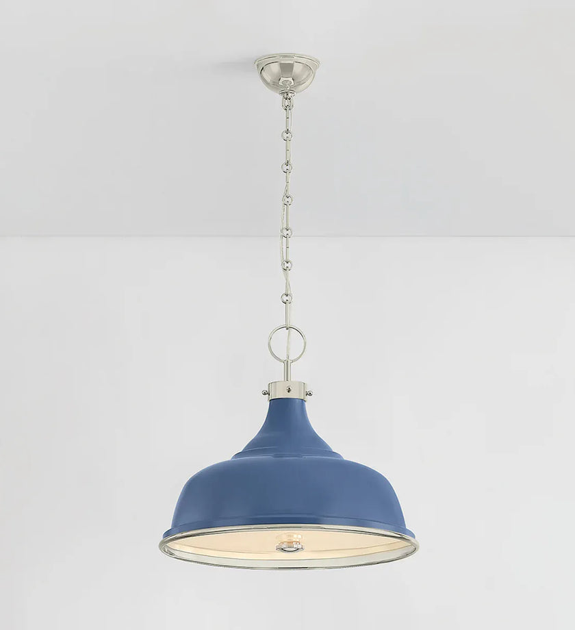 Painted No. 1 Pendant - Soft French Blue - secondary