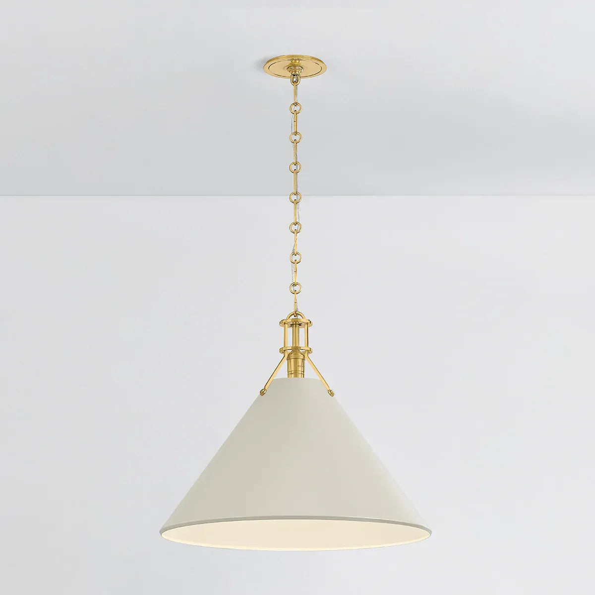 Hudson Valley Painted No. 2 Pendant - Off-White Pendant
