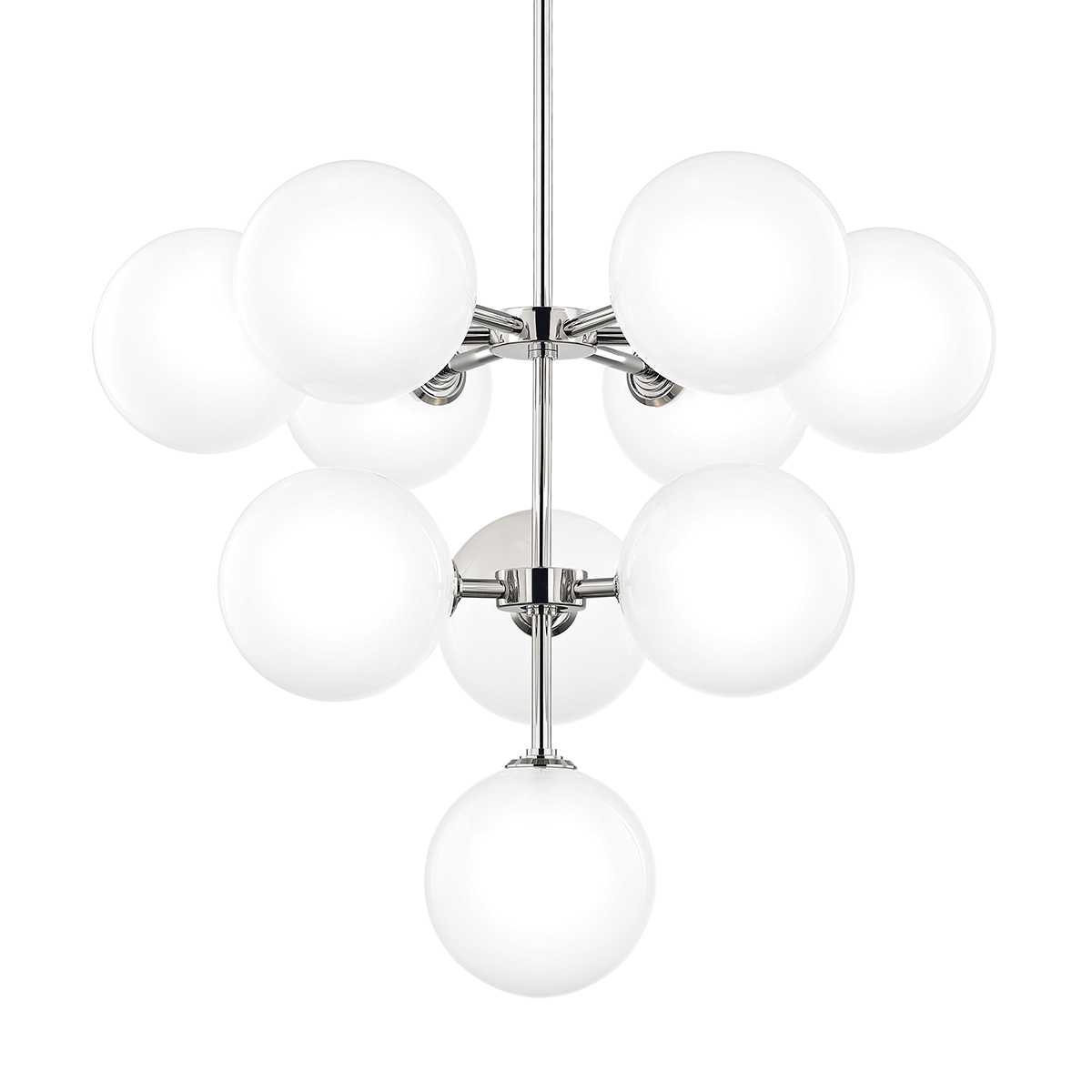 Hudson Valley Polished Nickel Ashleigh Chandelier Chandeliers H122810-PN