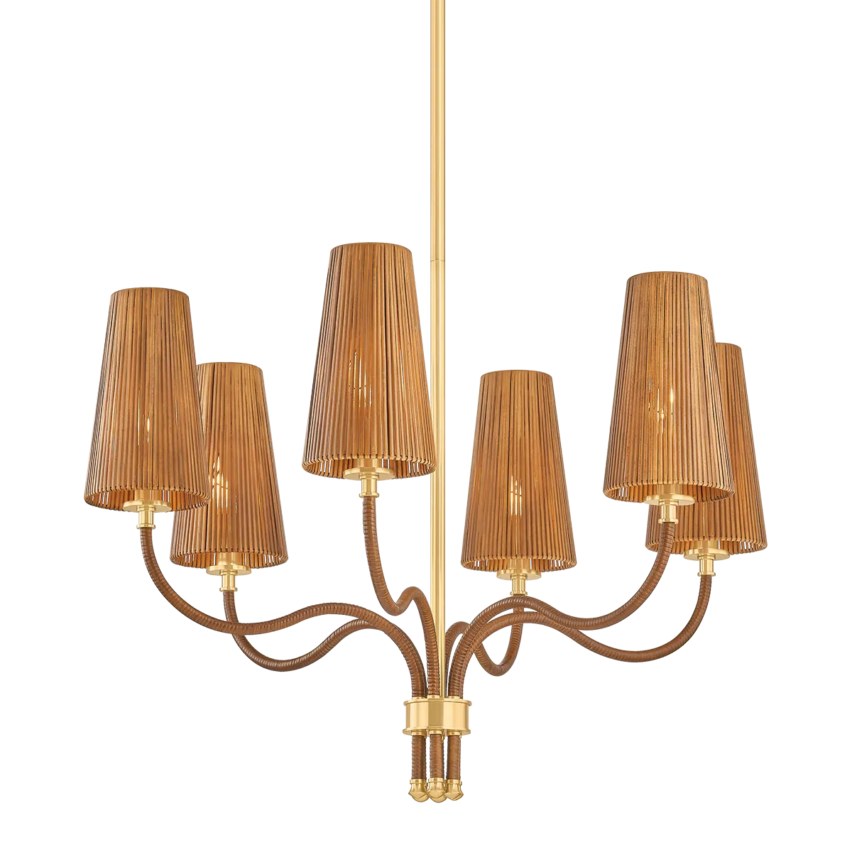 Hudson Valley Small Atwood Chandelier Chandeliers 1630-AGB