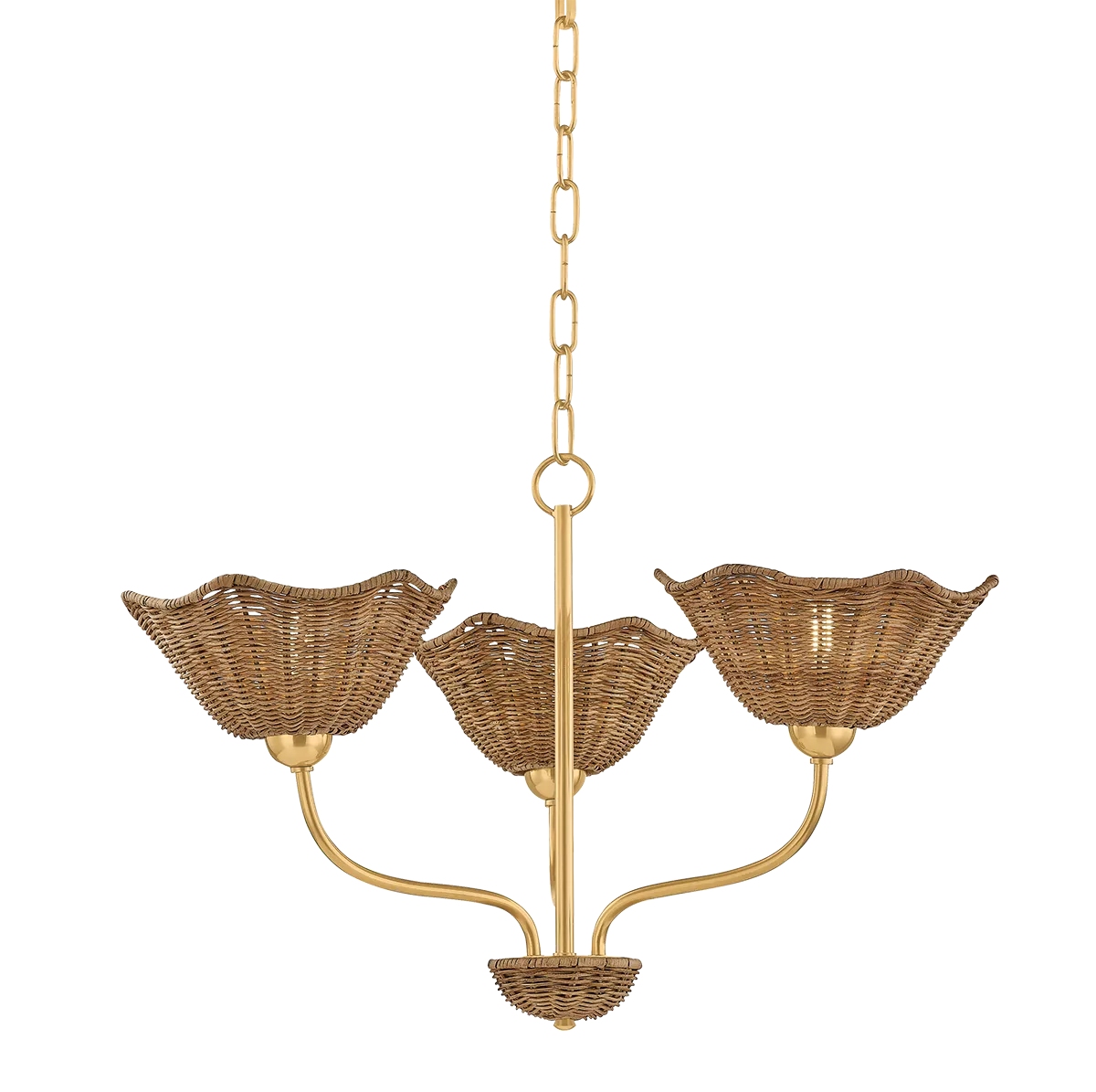 Hudson Valley Small Kehlani Chandelier Chandeliers H1101803-AGB