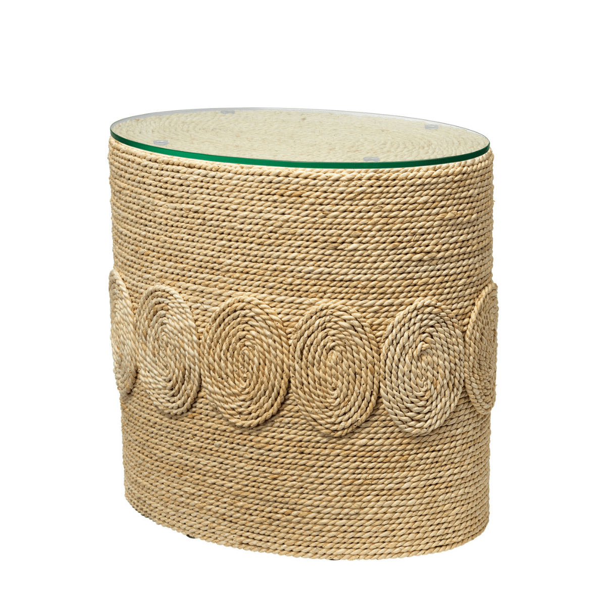 Jamie Young Barbados Oval Side Table Side Table 20BARB-STOW