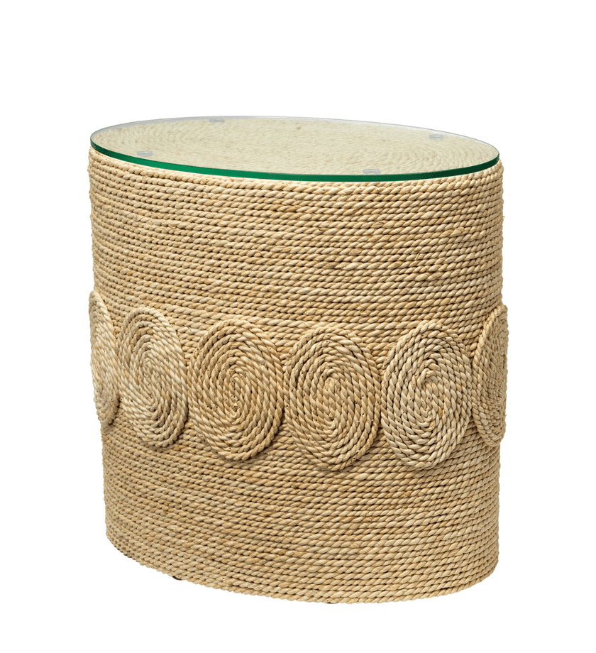 Barbados Oval Side Table