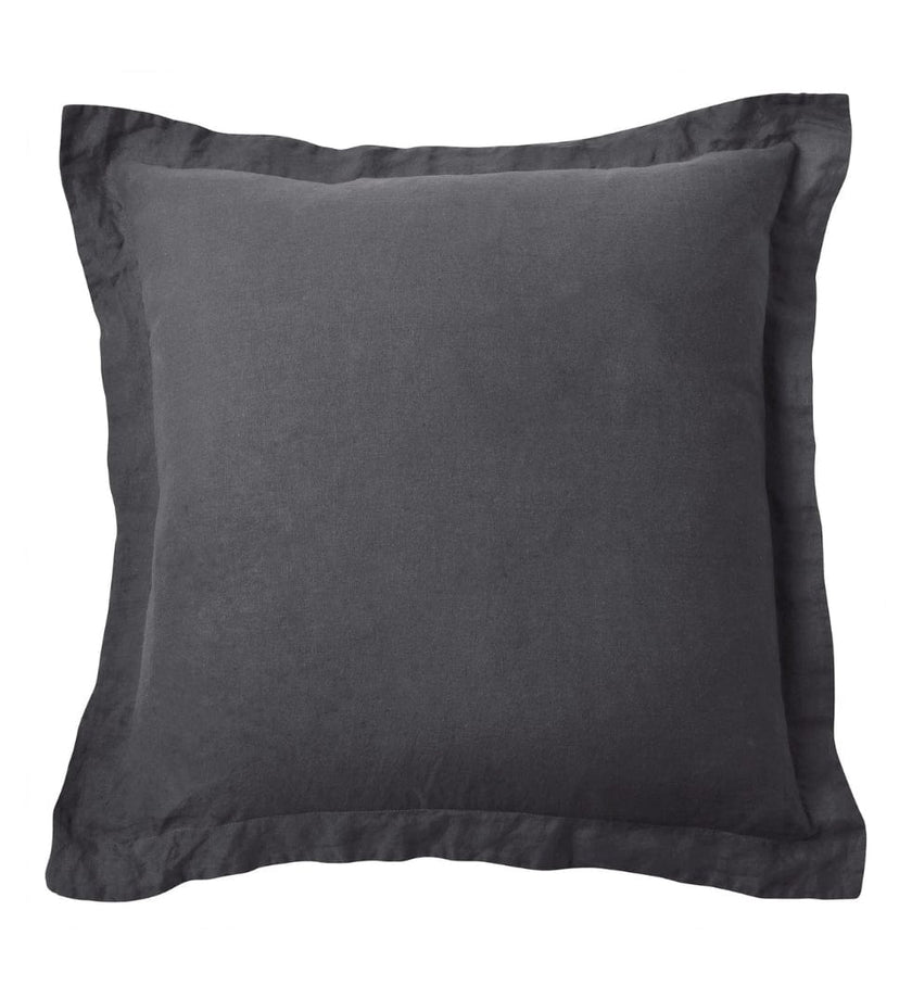 Charcoal Washed Euro Sham