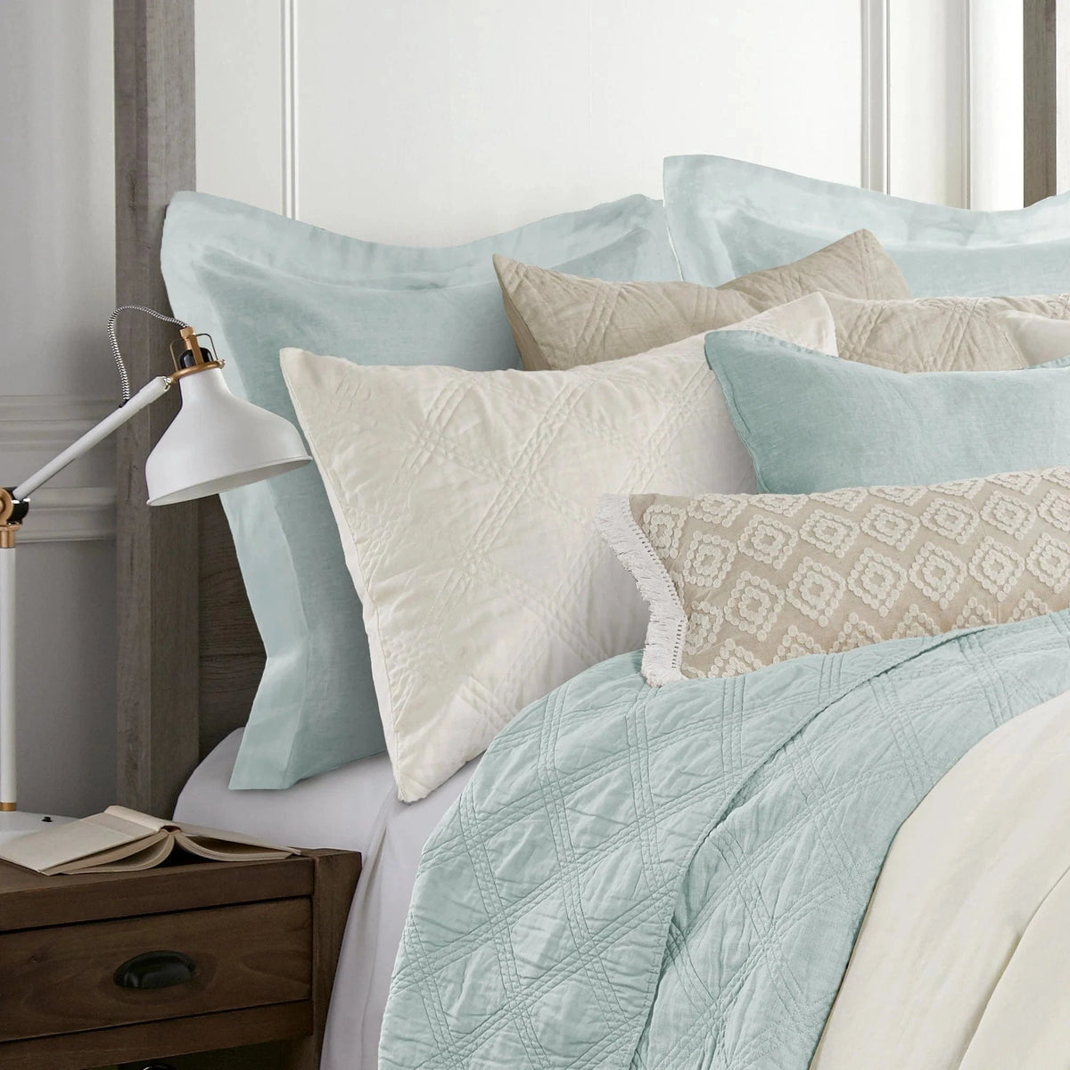 Levtex Spa Washed Euro Sham Shams L611SHE