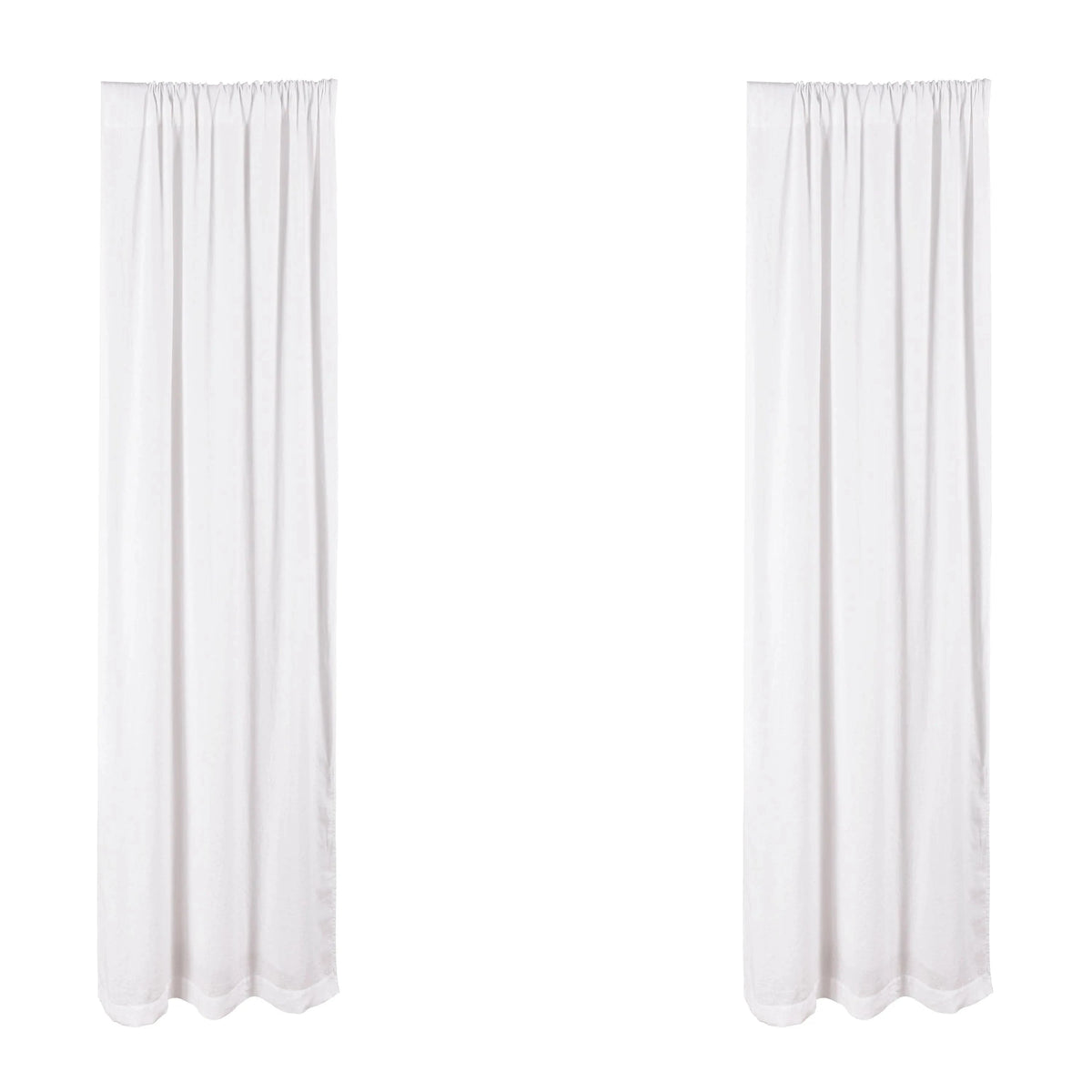 Levtex White Washed Linen Drape Panel Set Curtains & Drapes L600DP2