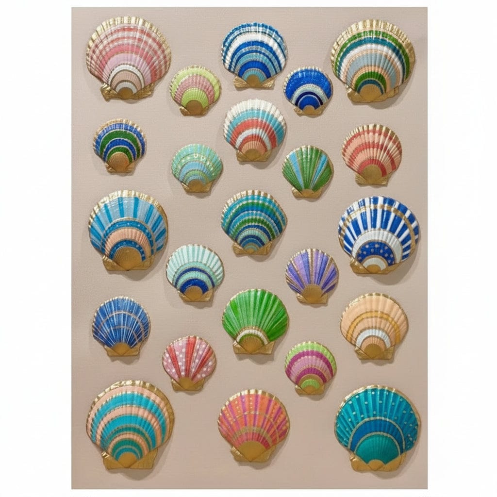 Lowcountry Shellscapes Lowcountry Shellscape I Artwork LCSHELLSCAPE1824Ivory