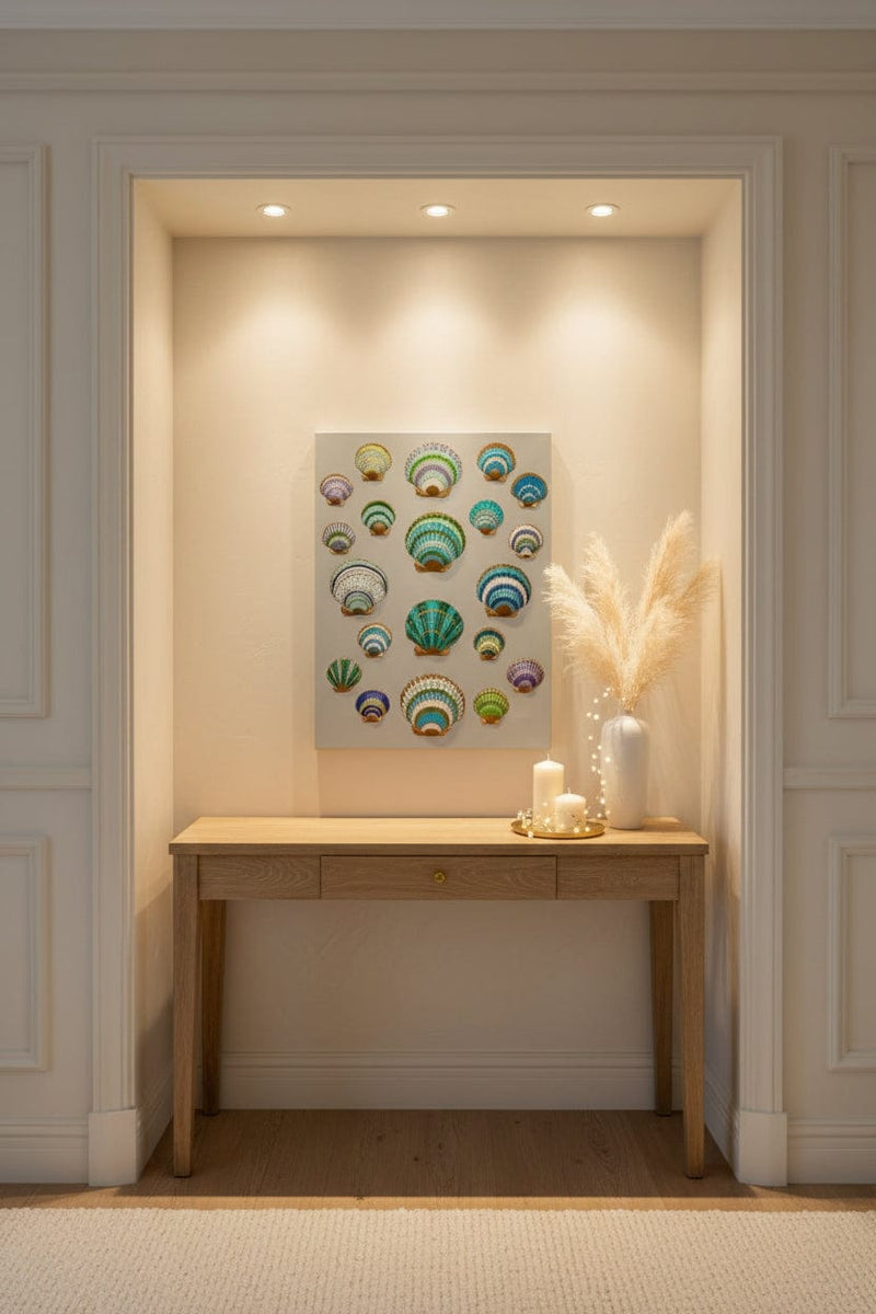 Lowcountry Shellscapes Lowcountry Shellscape IV Artwork LCSHELLSCAPE1824Blue