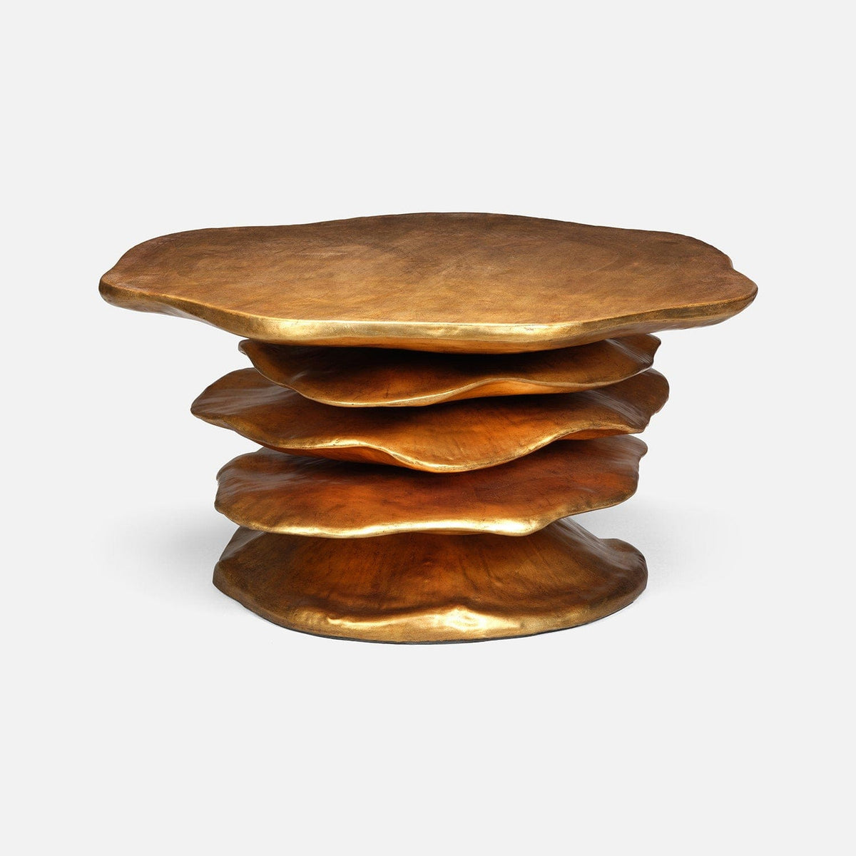 Made Goods Aged Gold Resin Zuri Coffee Table Coffee Tables FURZURICF3617AG