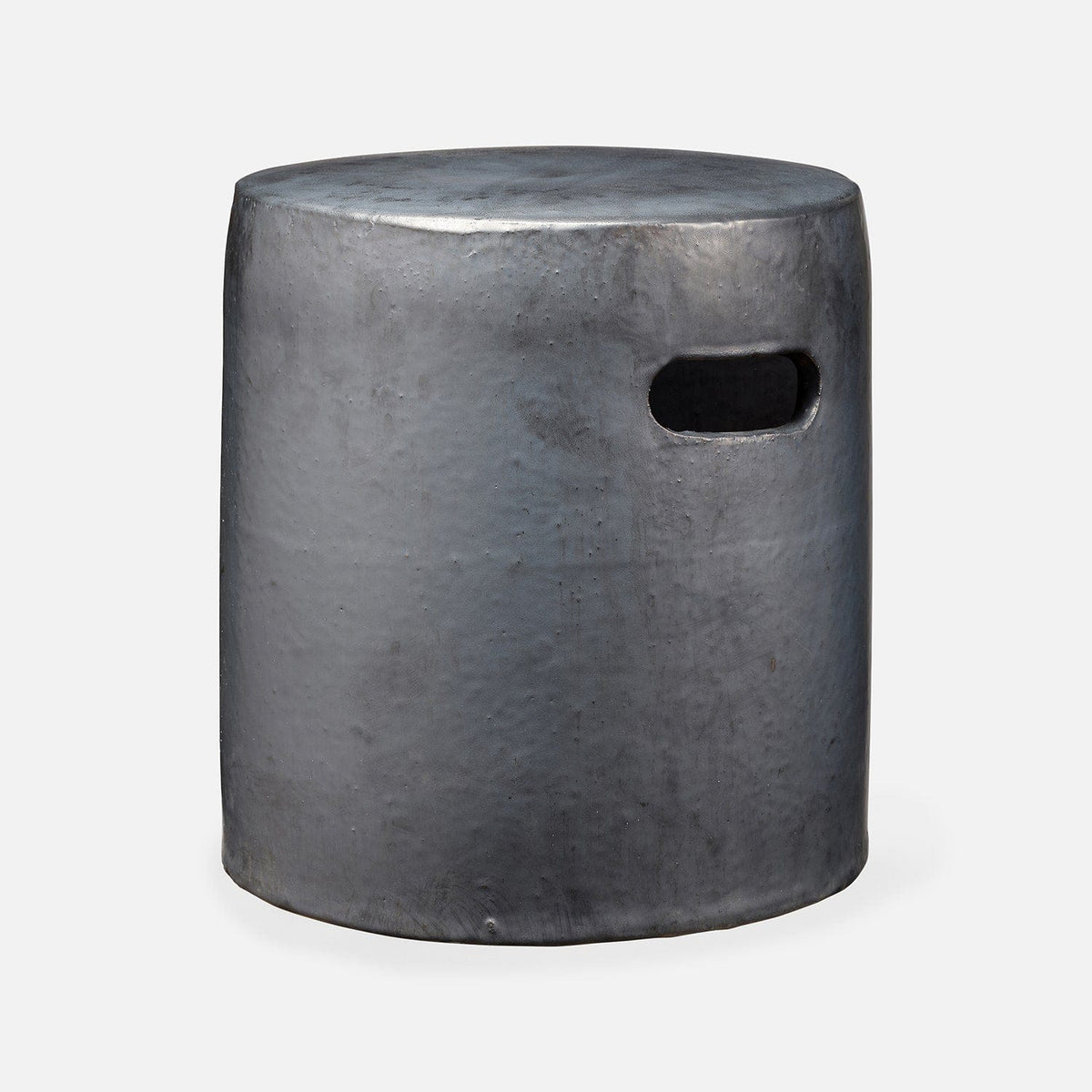 Made Goods Anthracite Stoneware Idris Stool Stool FURIDRISSTBK