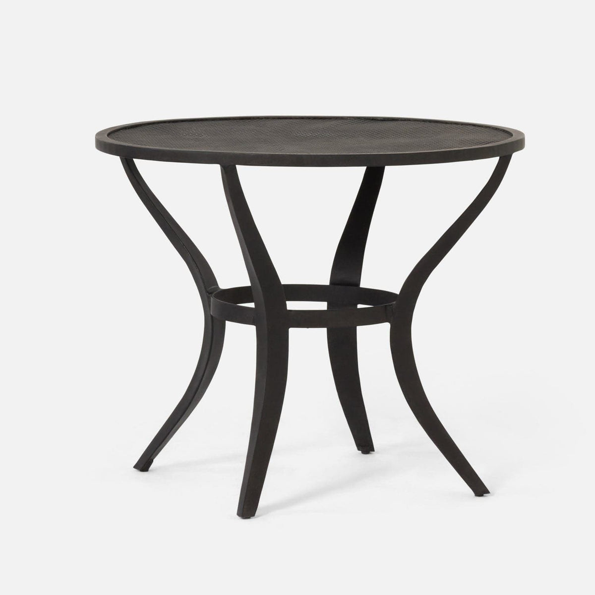 Made Goods Black Mesh Metal Hadley Dining Table Dining Tables FURHADLEYDN3630BK