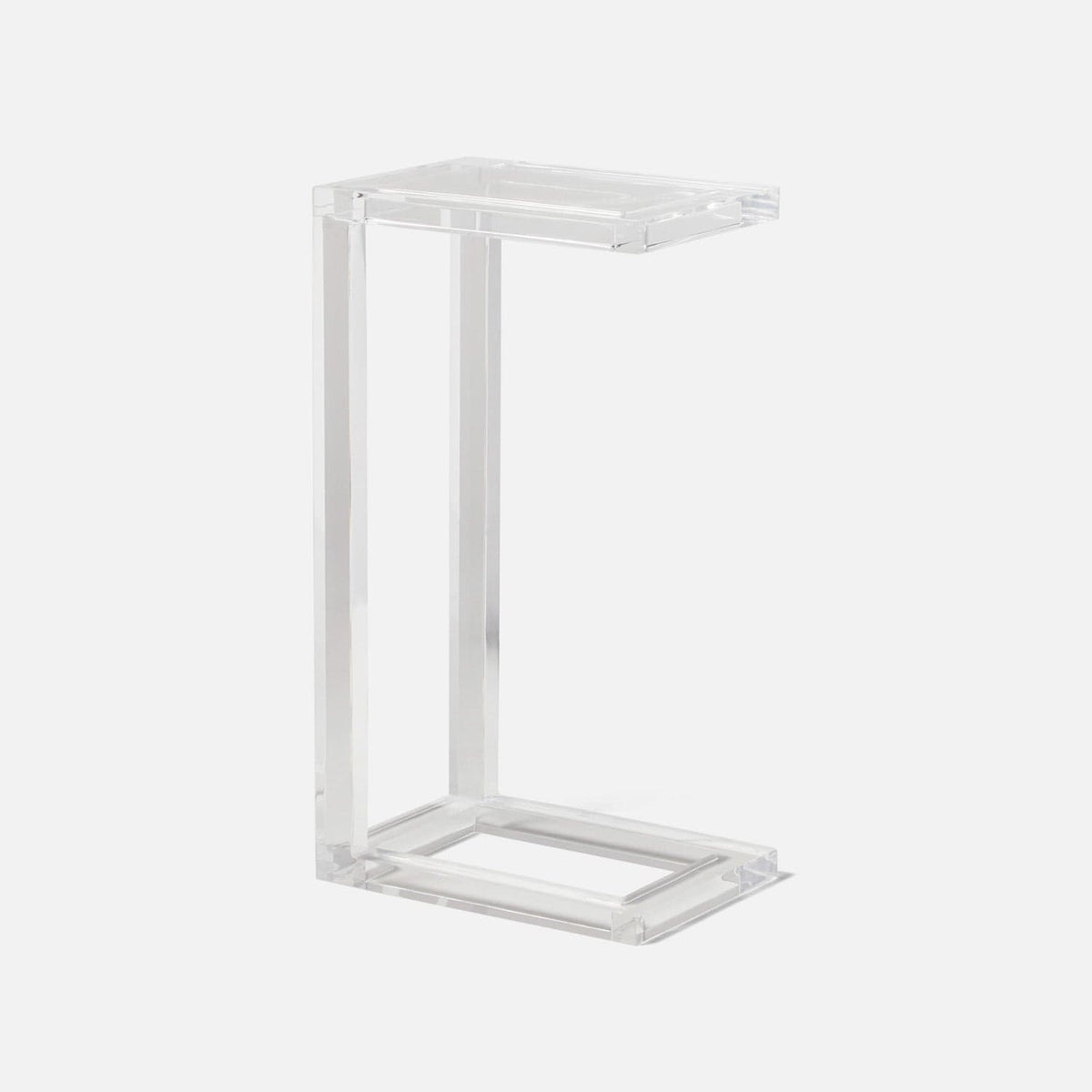 Made Goods Clear Acrylic Clark Accent Table Accent Tables FURCLARKSTB1410CL