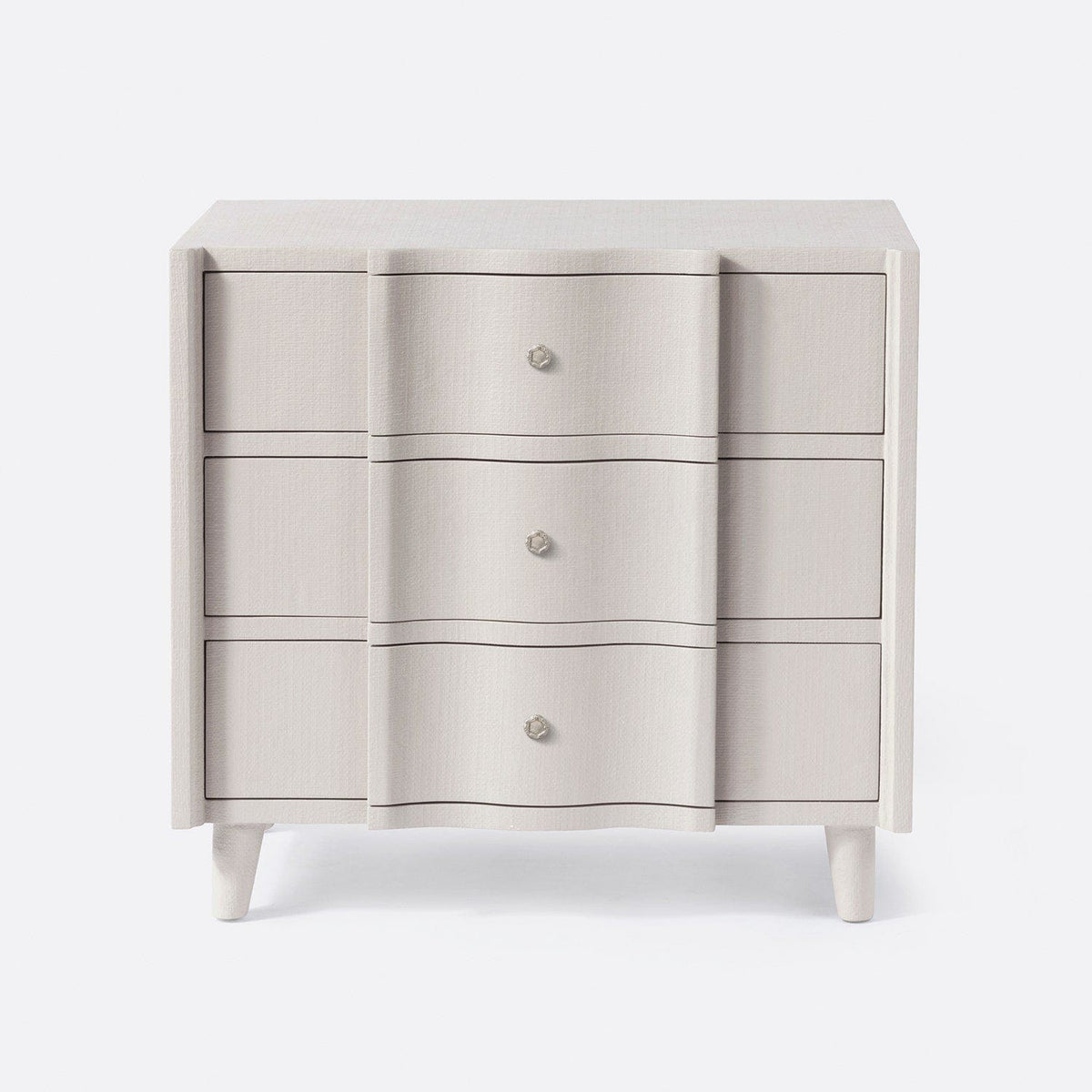 Made Goods French Gray Faux Raffia Essery Nightstand Nightstands FURESSERYNGDBRFFGY