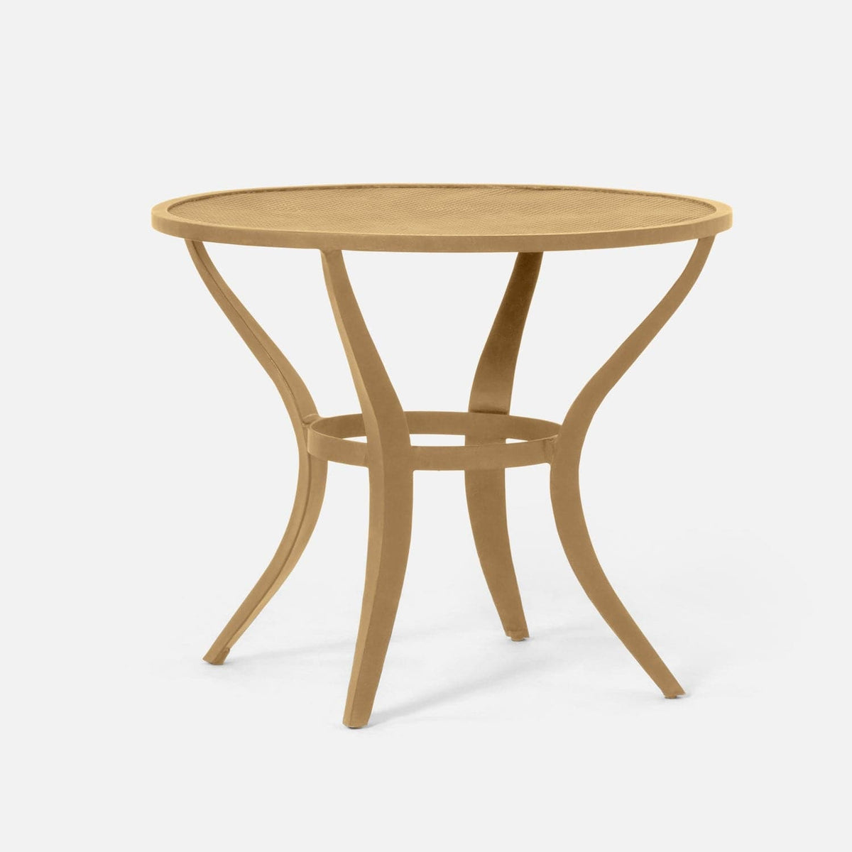 Made Goods Gold Mesh Metal Hadley Dining Table Dining Tables FURHADLEYDN3630GL