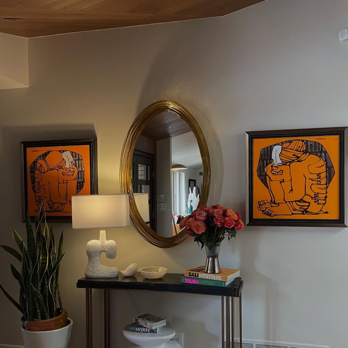 Made Goods Hetty Oval Mirror Mirrors