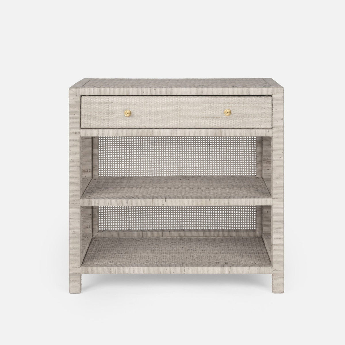 Made Goods Isla Nightstand - French Gray Nightstands FURISLANGDBFGY