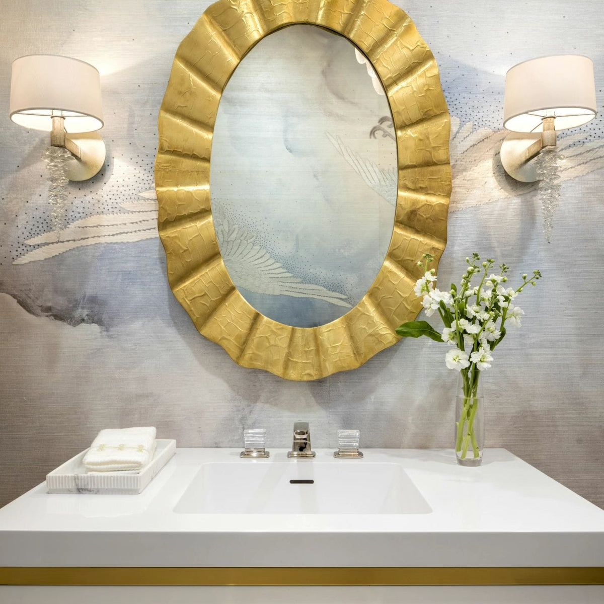 Made Goods Lara Oval Mirror Mirrors