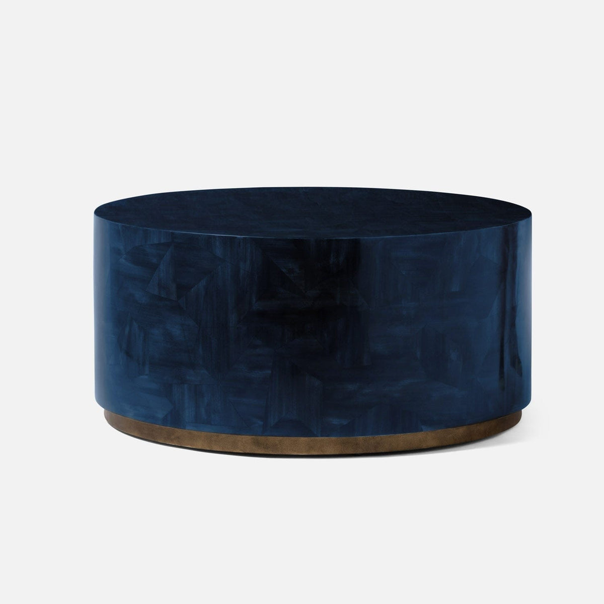 Made Goods Navy Faux Horn Boyd Coffee Table Coffee Tables FURBOYDCF36BNV