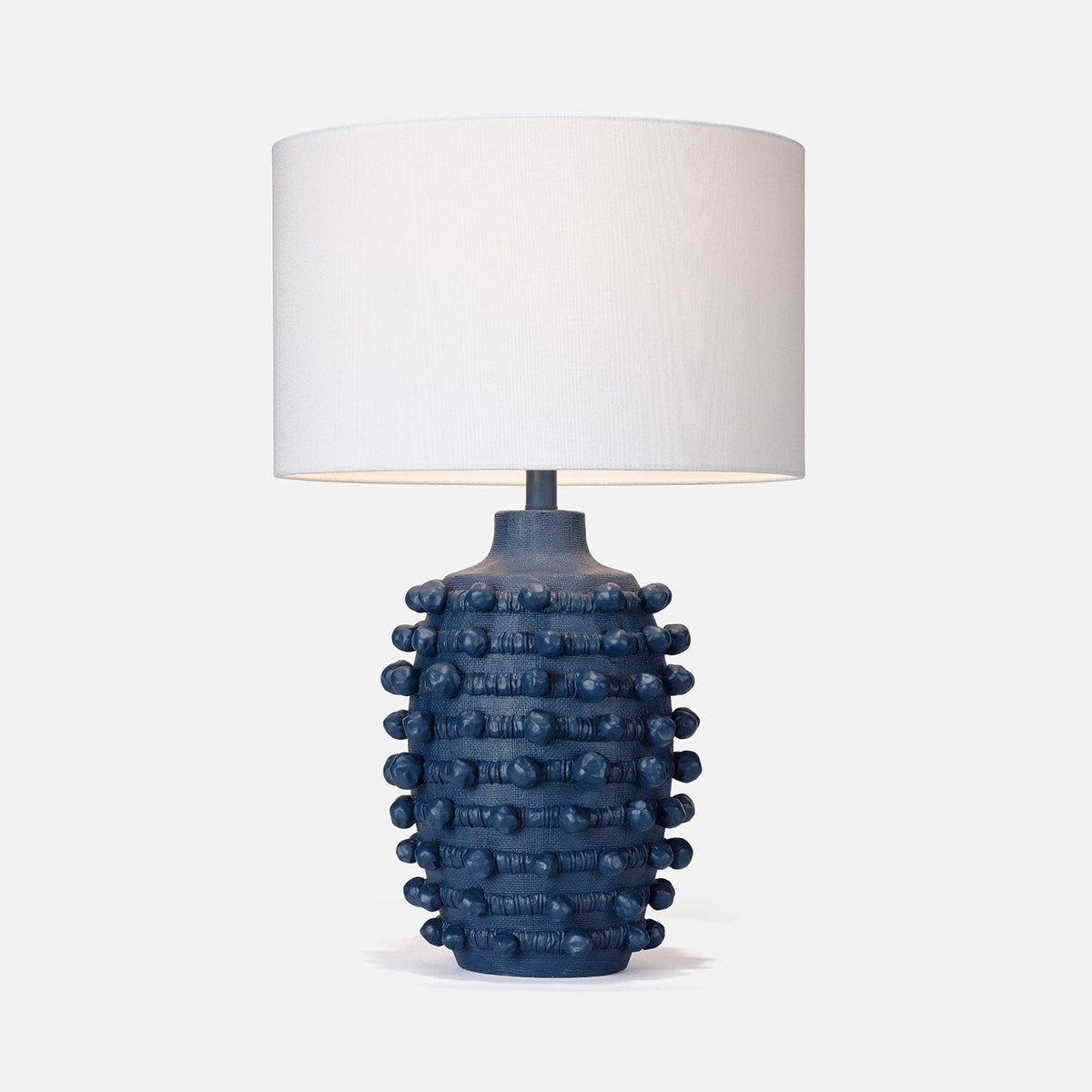 Made Goods Navy Resin Leah Table Lamp Table Lamps LGHLEAHNV