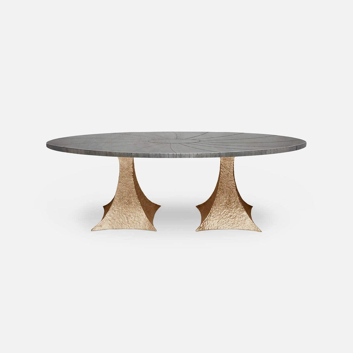 Made Goods Noor Oval Dining Table Dining Tables FURNOOR9644GL-ZI