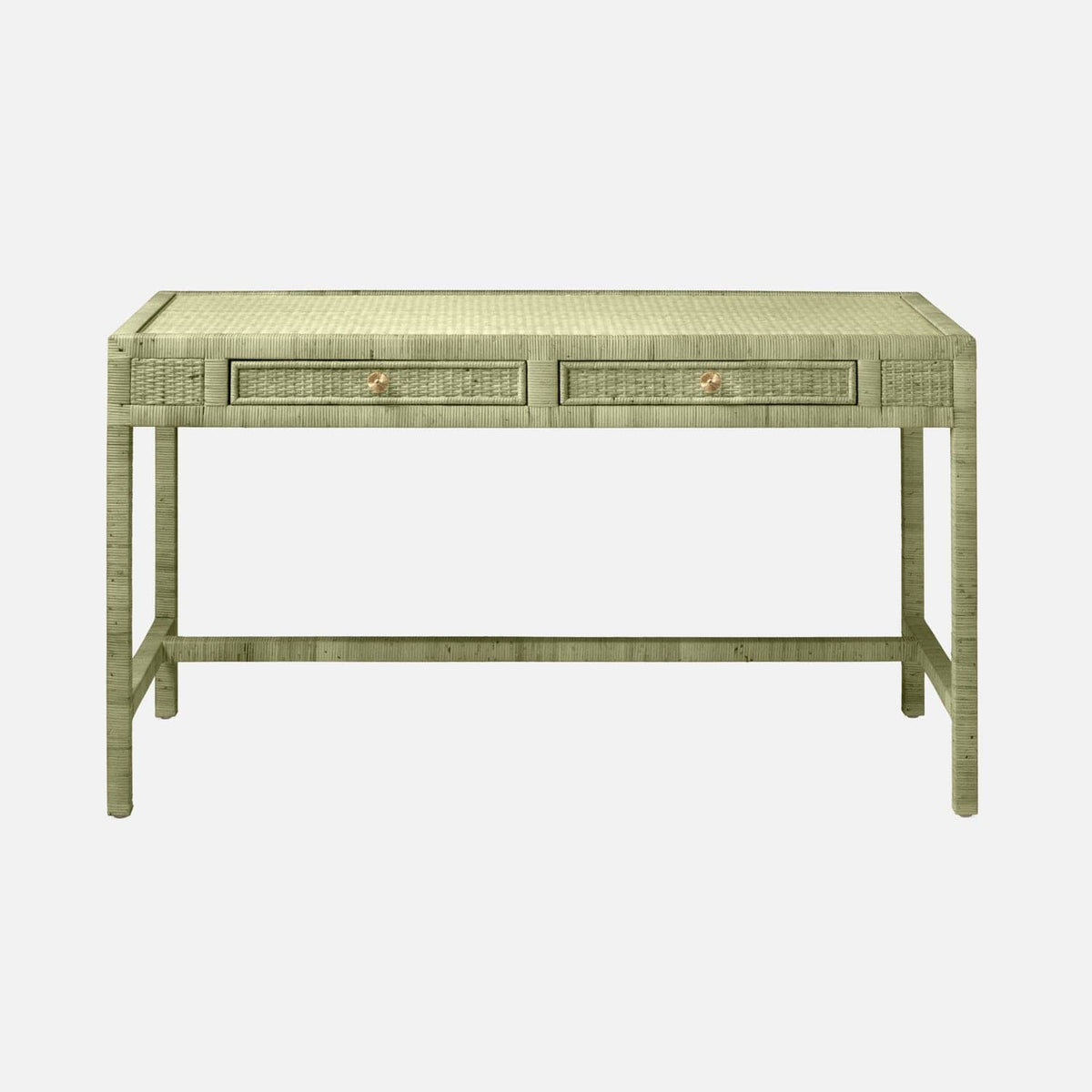 Made Goods Sage Peeled Rattan Isla Desk Desks FURISLADK5424SG